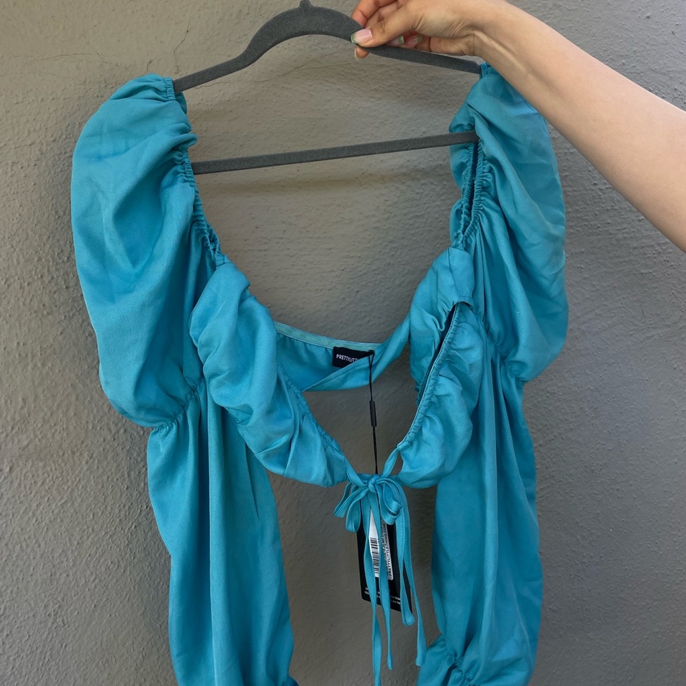 Prettty little think blue blouse